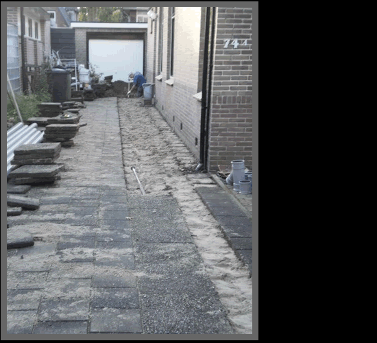 riool vernieuwing, graafwerkzaamheden